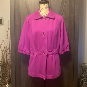 Grace Elements Button front elbow-sleeved jacket